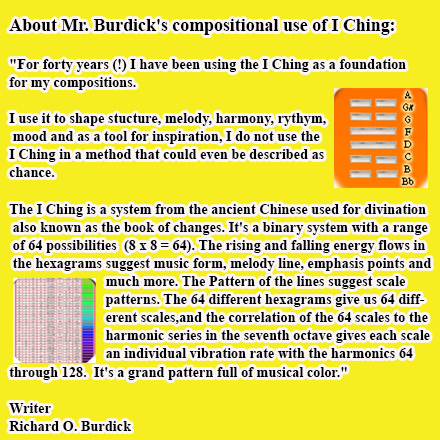 Richard Burdick's I Ching Music