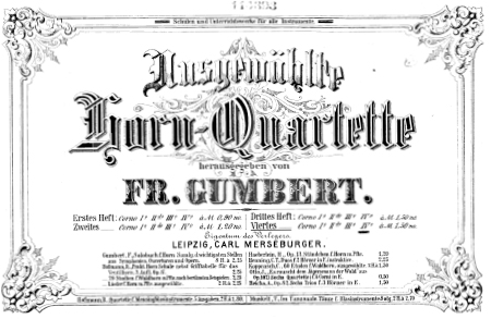 Cover for Gumpert quartets