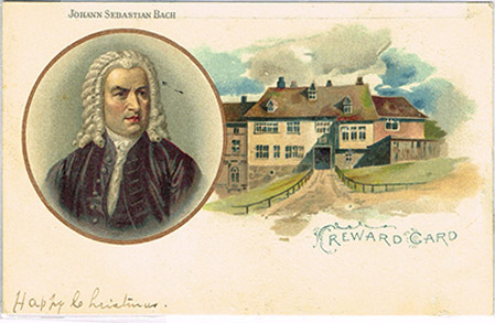 Richard Burdick's rare Bach postcard