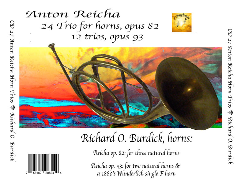 Burdick's CD27 Reicha Back cover