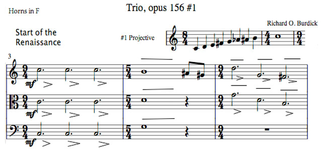 Richard Burdick's Horn Trio's opus 156 No. 1