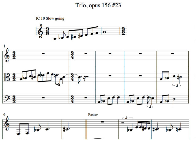 Richard Burdick's Horn Trio's opus 156 No. 23