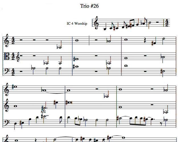 Richard Burdick's Horn Trio's opus 156 No. 26