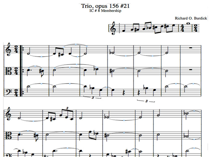 Richard Burdick's Horn Trio's opus 156 No. 21