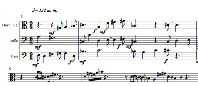 Richard Burdick's opus 184 movement 2 sample