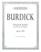 cover for Richard Burdick's Church Suite, opus 190