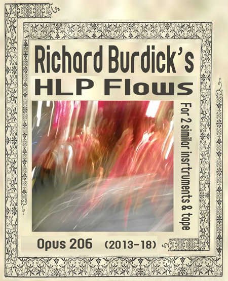 Burdick HLP flows sheet music cover