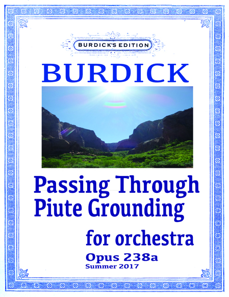 Burdick's opus 238 cover