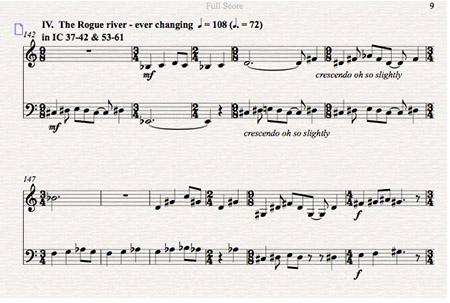 score sample Movement 4 Opus 243 by Richard Burdick
