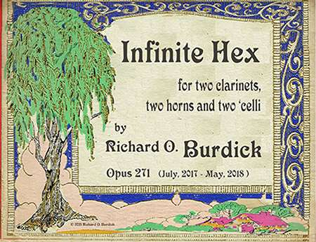 Sheet Music cover for Burdick's Op. 271 sextet