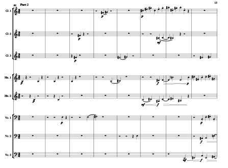 Sample music apge for Richard Burdick's Op ;278 M.2