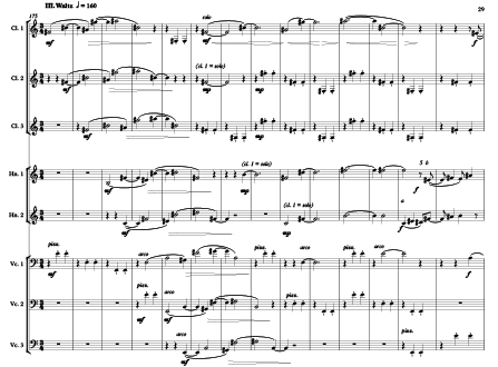 Sample music apge for Richard Burdick's Op ;278 M.3