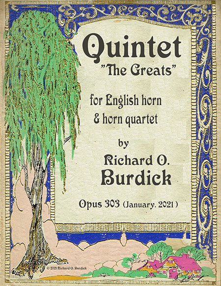 Burdick's OPus 303 Title Cover