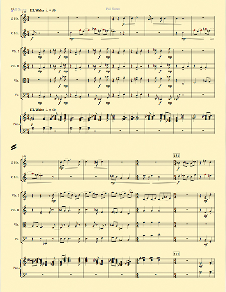 Sheet msuic cover for Richard Burdick, Horn duets, Op. 292