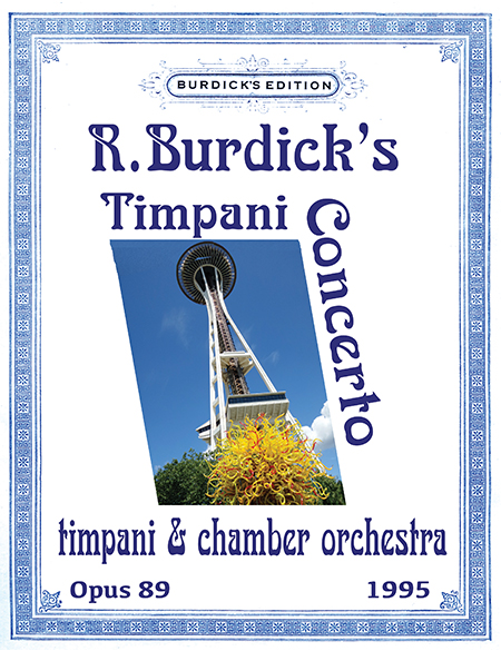 Cover for R. Burdick's timpani concerto