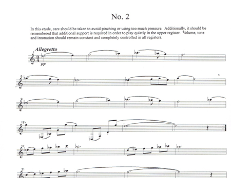 Ron Randall's horn etude No. 2 sample
