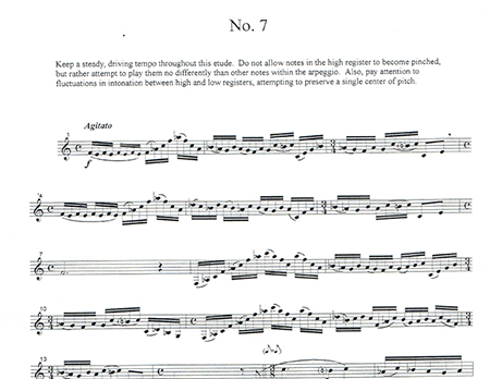 Ron Randall's horn etude No. 7 sample