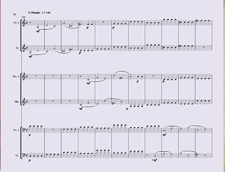 Burdick's Infinite Hex sextet, Op. 271 m. 5 page 1