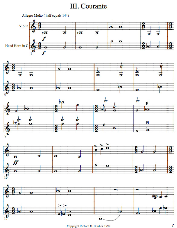 uite in D for Violin & Horn, op. 72 movement 3 page 1